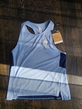 The North Face Light Blue Performance Tank Top